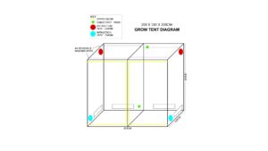 Grow Tent 200 x 100 x 200 cm
